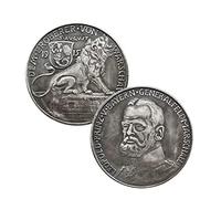 Antique Germany Silver Coins, European Old Coin for Collectors, German Empire Silver Coins Collection, Great Ancient Lucky Coin, Creative Gift(German-Leopold)