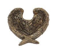 Antique Gold Resin Angel Wing Dish (5cm x 11cm) - Stunning Decorative Centerpiece, Eye-Catching Design, Perfect for Home Decor & Unique Gifts