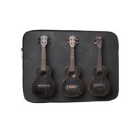 Antique Guitar Patterned Laptop Sleeve 15 Inch Shockproof For Slim Protective Notebook Computer Bag Briefcase