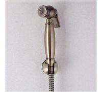 Antique Hand ShowerBidet Handheld Brass Bidet Sprayer with 150cm Stainless Steel Hose and Brass Holder, for Intimate Hygiene and Bedpan Toilet Spray