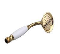 Antique Handheld Shower Head,Shower Holder,Plumbing Hose Toilet Bidet Sprayer, Hand Stand Gold Held(Clear)