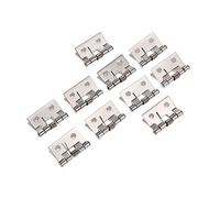 Antique Hinges,Bronze Decorative,Wooden Box Hinge,10Pcs 26x31mm Spring Loaded Stainless Steel Butt Door Drawer Jewelry Wood Mini