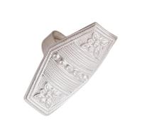 Antique Inspired Geometric Carved with Intricate Floral Patterns Gift Ready Elegant Engraved Fashion