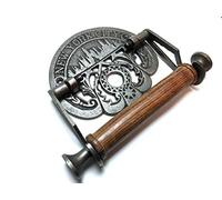 Antique Iron Toilet Roll Holder 'New York City' 150mm