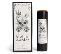 Antique Jardim Gothic Witch Candles with Sage and Mint - Black Candles for Energy Cleansing and Protection - Special Candles for Cleansing and Meditation