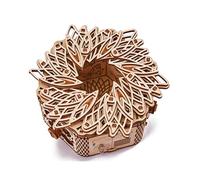 Antique Jewellery Music Box 3D Wooden Puzzle,Retro Mechanical Treasure Storage Box,Creative Decoration Gifts for Valentine's Day Anniversary
