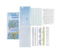 Antique Journal Decorative Borders Scrapbooking Backgrounds Paper for Journaling Card Making Photo Album Embellishment PET Adhesive Borders