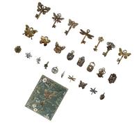Antique Key Shape Journal Decoration Sticker Adhesive Paper for Kid Art Craft Notebook Scrapbooking Photo Album Hard Paper Card