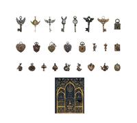 Antique Key Shape Journal Decoration Sticker Adhesive Paper for Kid Art Craft Notebook Scrapbooking Photo Album Hard Paper Card