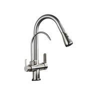 Antique Kitchen Sink FaucetDual Outlet Hot & Cold PullOut Water Purifier Tap le Design for Direct Drinking Water Ele Kitchen Fixture