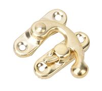 Antique Latch Hook Hasp, 30Pcs Iron Right and Left Latch Hook with 120Pcs Screws Decorative Hasp for Wood Jewelry Box Cabinet Trunk Storage Chest