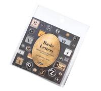 Antique Lettering Decorative Sticker Thick Paper Component Crafting Supplies for Creative Projects Scrapbooking Sticker