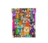 Antique Lighthouse Print Coin Bag Coin Organizer Change Holder Small Travel Wallet for Coins Change Headphone, Cute Schnauzer Dogs With Oil, Taglia Unica, modern