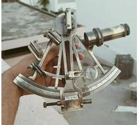 Antique Marine Navigational Brass Nautical Astrolabe Instrument Sextant,