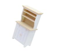 Antique Miniature Kitchen Sideboard Cabinet Model Figure for Doll House Decoration Kitchen Scene Arrangement Furniture House Cabinet with Storage for Model Project Scene Display