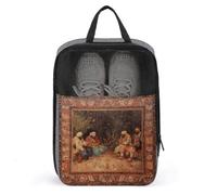 Antique Orientalist Art Shoe Bag Shoe Bags for Travel Waterproof Shoe Bag Shoes Storage Organizer with Zipper & Handle Sneaker Bag Shoe Pouch, style, One Size, Shoe Bags for Travel