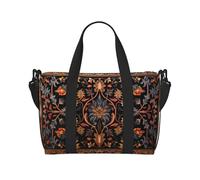 Antique Orientalist Art Travel Tote Bag Unisex, Water-Resistant Weekend Gym Bag, Large Capacity Adjustable Shoulder Strap Travel Bag