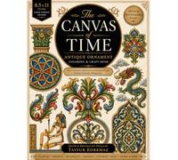 Antique Ornament Coloring & Craft Book 8.5 x 11 Large Format - Black-Backed Pages (Historical and Forgotten Decorative Arts and Ornaments Books: Single-Sided Edition for Art and Craft Projects)