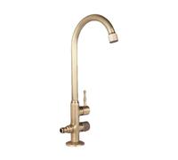 Antique Outdoor Cold Water Faucet 360° Rotatable Garden Tap with Double Outlet Frost-Resistant Design Dual Handle for Easy Control.