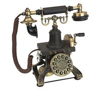 Antique Phone - The Eiffel Tower 1892 Rotary Telephone - Corded Retro Phone - Vintage Decorative Telephones