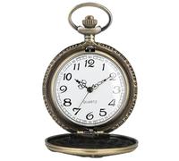 Antique Pocket Timepiece - Hand-Wound Mechanical Men’s Watch, Classic Vintage Accessory | Unique Numeral Display, Stylish Chain Design Watch for Father’s Day Graduation Ceremony Keepsake
