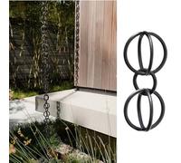 Antique Rain Chain for Garden3.3ft Decorative Gutter Downspout Replacement Stunning Water Fountain Display Roof Hanging Water Catcher Outdoor Rain Collection System