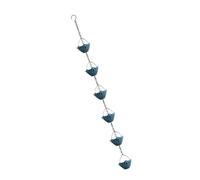 Antique Rain Chain Metal Flower Cup Rain Catcher Decorative Splashless Outdoor Use Water Guide Durable Metal Rain Catcher Chain