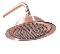 Antique Red Copper 8-Inch Rainfall Shower Head & Handheld Shower Set with 1.5m Hose, Brass Bracket & Wall Arm - Luxurious Bathroom Upgrade