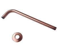 Antique Red Copper 8Inch Round Rainfall Shower Head Arm Water Saving Hand Held Spray 1.5 M Hose(Shower Arm)