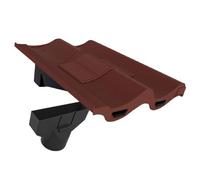 Antique Red Double Pantile Roof Tile Vent & Adapter, Marley Redland Sandtoft