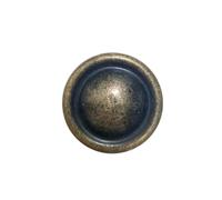 Antique Retro Drawer Handle Concealed, Furniture Cabinet Door zinc Alloy Single Hole Handle Bronze Chinese fine Mao(Antique Brass)