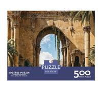 Antique Roman Architecture 500 Pieces Cartoon Anime Adult Funny Puzzle Decoration Toy Intellectual Game Stress Relief Educational Game Relaxation and Intelligence 500