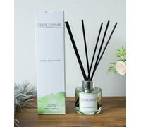 Antique Sandalwood Reed Diffuser - Clyde Candles, Luxury Diffuser Oil with a Set of 7 Fibre Sticks, 100ml, Best Aroma Scent for Home, Kitchen, Living Room. Fragrance Diffusers set with sticks