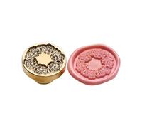 Antique Seal Stamp Flower Embossed Wax Seal Stamp Metal Head for Letter Envelope Card Wedding Invitation Flower Wax