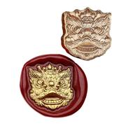 Antique Seal Stamp Head Metal Year of The Snake for Envelope Card Scrapbooking Wrapping Decoration Packaging Seal