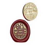 Antique Seal Stamp Head Metal Year of The Snake for Envelope Card Scrapbooking Wrapping Decoration Packaging Seal