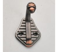 Antique Serpentine Single Coat Chinese Solid Coat Thick Porch Retro Wall Hook Alloy(1)