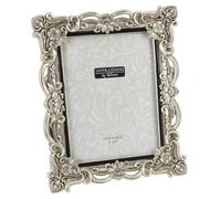Antique Silver Art Deco Design Photo Frame 6x8"