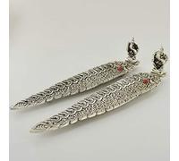 Antique Silver Ganesh Incense Stick Holder Set of Two