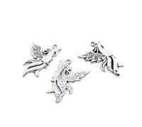 Antique Silver Tone Jewellery Charms Craft Art Making Crafting Beading Supplies WS6T2E Phoenix