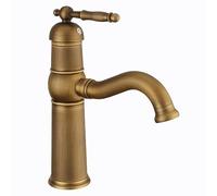 antique single hole bathroom toilet basin faucet hot and cold double with black ancient faucet ceramic blue and white handle base, dwarf antique