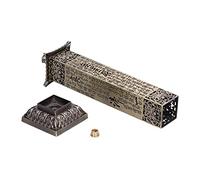 Antique Standing Incense Holder, Incense Stick and Cone Burner Holder Tower Retro Copper Vertical Incense Stand for Meditation Yoga