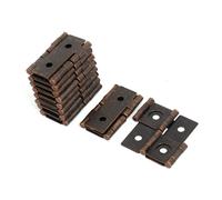 Antique Style 47mm Double Acting Folding Screen Hinges - Copper Tone, 10 Pack