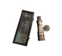Antique Style Brass Nautical Telescope with Box Vintage Maritime Navigation Instrument (Black Antique, 15 inch)