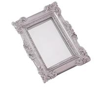 Antique-Style Miniature Dollhouses Glass Decor PVC Victorian Furniture For Kids Craft Projects & Safe Pretend Play Doll House Accessories