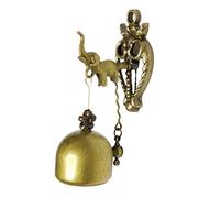 Antique Style Shopkeepers Bell Front Door Porch Bell Holidays Villa Elephant 5.9x11.5 cm