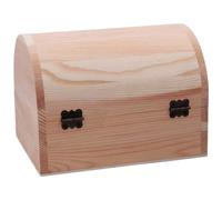 Antique Style Storage Box Decorative Pine Wood Case with Elegant Jewelry Organizer Cover for Jewelry Keepsakes and Trinkets