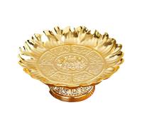 Antique Styles Footed Fruit Offering Tray for Altars Use Kitchen Counter Safe Decorative Platters Styles Fruit Display Tray