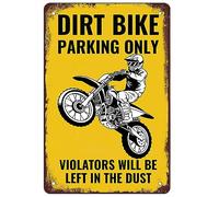 Antique Tin Sign Dirt Bike Accessories For Boys Room Decor For Men Motorcycle Lovers Wall Decoration Sign 20x30cm