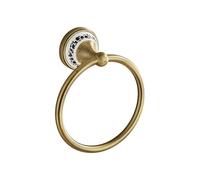 Antique Towel Ring Zinc Alloy Bathroom Kitchen Hand Ring Wall Mounted Bathroom Kitchen Towel Rack Heavy Duty Towel Hanger for Bath YIGUANXIN